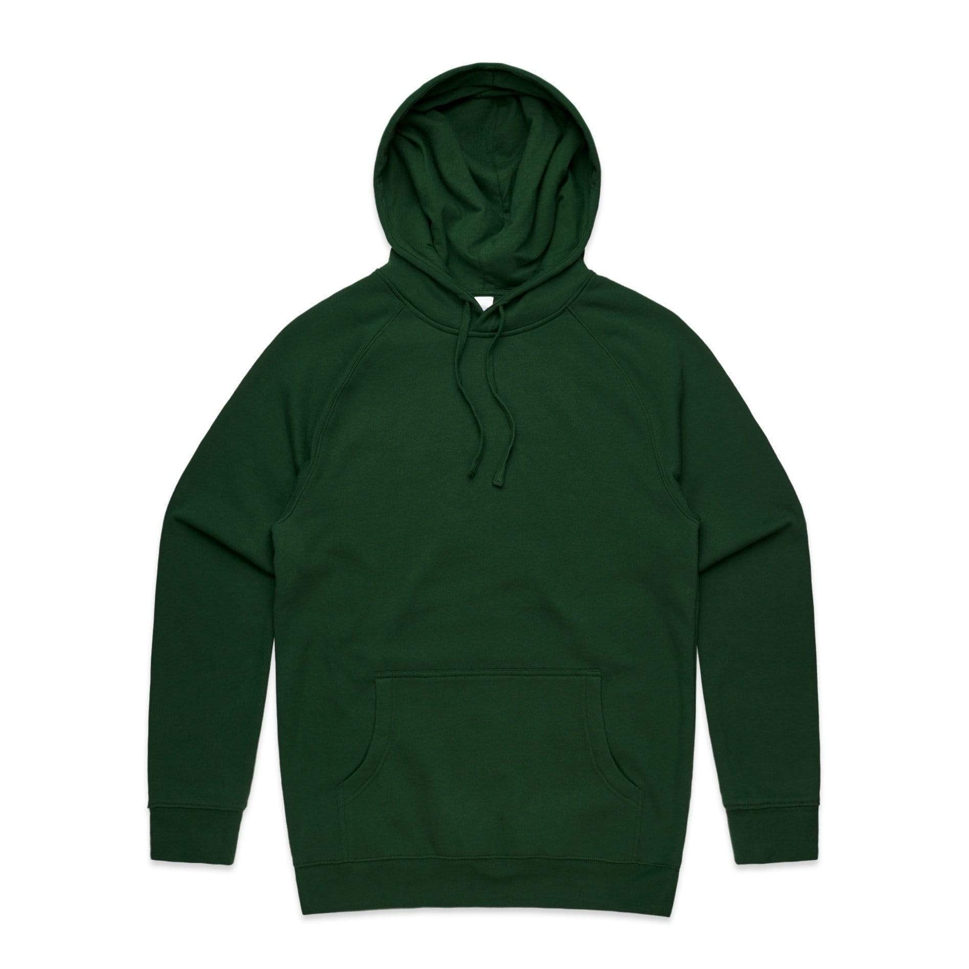 As Colour Men's supply hoodie 5101 (No Print No Sale) Casual Wear As Colour FOREST GREEN XSM 